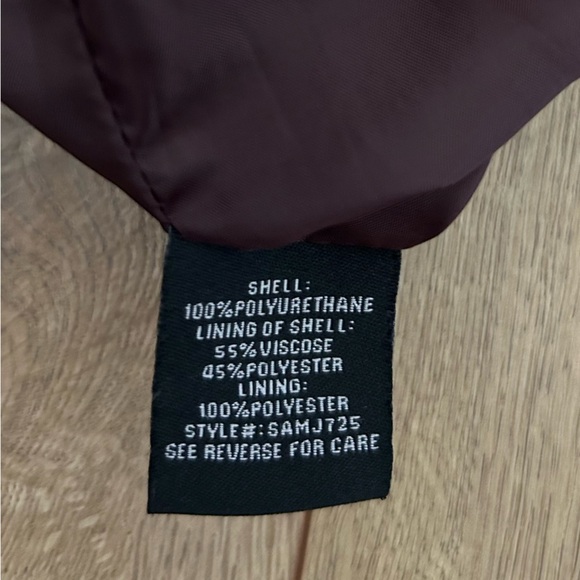 Women’s Faux Leather Jacket - Picture 10 of 10